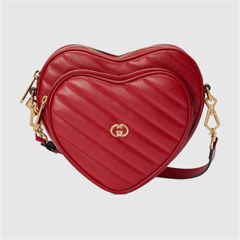 borsa gucci catena e cuori|Altro.